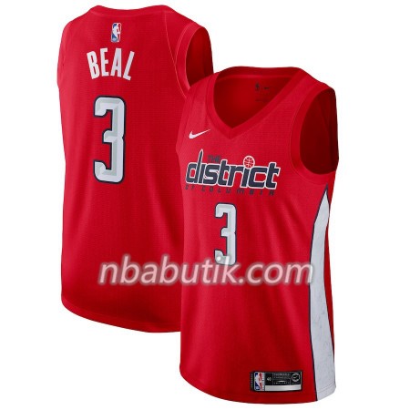 NBA Mænd Trøje Washington Wizards Bradley Beal 3 2018-19 Nike Rød Swingman